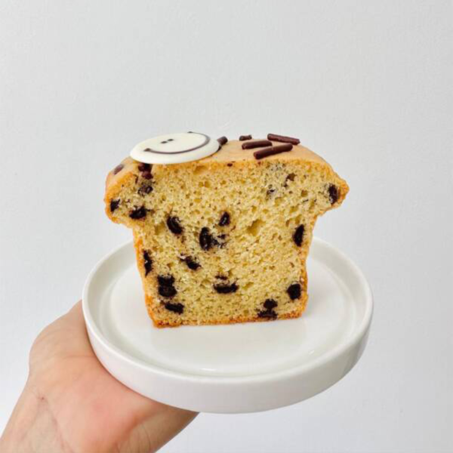 Porción Budín choco chips (keto)